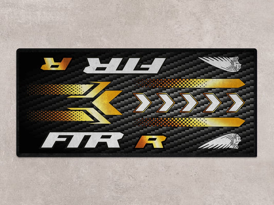 Designed Pit Mat for Indian FTR Carbon 1200 Motorcycle - MM7317