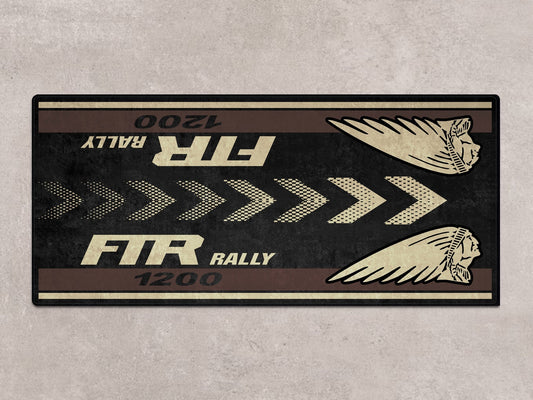 Designed Pit Mat for Indian FTR Rally 1200 Motorcycle - MM7318