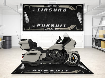 Designed Pit Mat for Indian Pursuit Dark Horse Motorcycle - MM7339