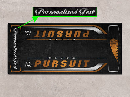 Designed Pit Mat for Indian Pursuit Elite Motorcycle - MM7340