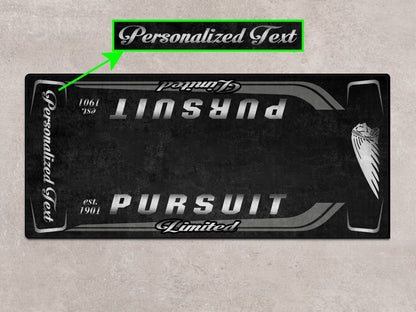 Designed Pit Mat for Indian Pursuit Limited Motorcycle - MM7338