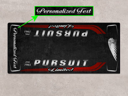 Designed Pit Mat for Indian Pursuit Limited Motorcycle - MM7338