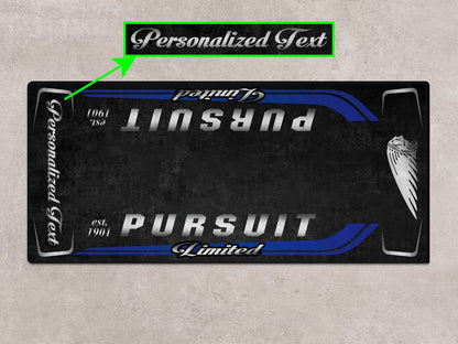 Designed Pit Mat for Indian Pursuit Limited Motorcycle - MM7338