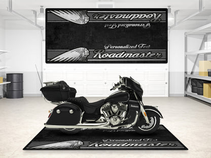 Designed Pit Mat for Indian Roadmaster Motorcycle - MM7335
