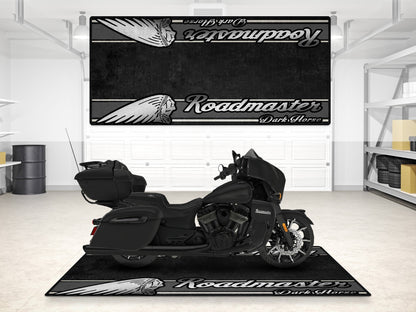 Designed Pit Mat for Indian Roadmaster Dark Horse Motorcycle - MM7337