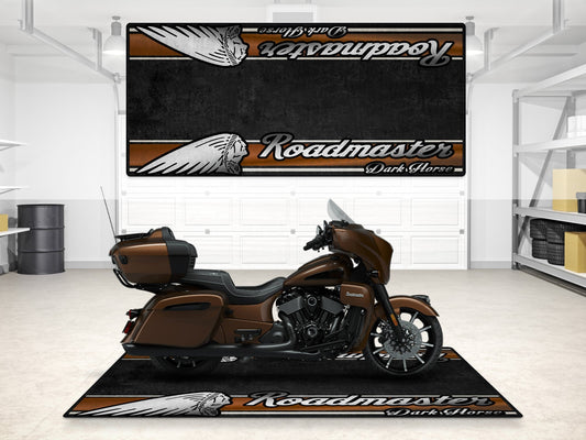 Designed Pit Mat for Indian Roadmaster Dark Horse Motorcycle - MM7337