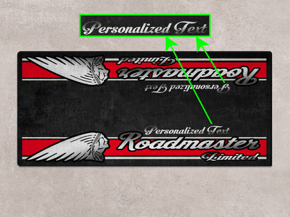 Designed Pit Mat for Indian Roadmaster Limited Motorcycle - MM7336