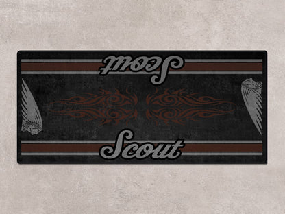 Designed Pit Mat for Indian Scout Bobber Motorcycle - MM7321