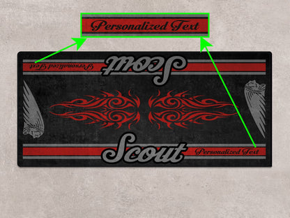 Designed Pit Mat for Indian Scout Bobber Sixty Motorcycle - MM7320