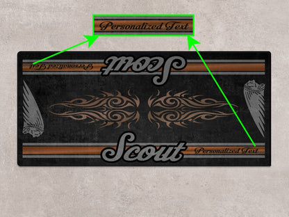 Designed Pit Mat for Indian Scout Rogue Sixty Motorcycle - MM7324