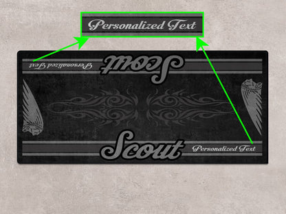 Designed Pit Mat for Indian Scout Rogue Sixty Motorcycle - MM7324