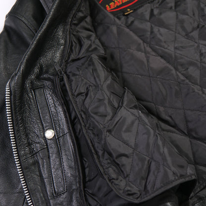 Hot Leathers JKL1009 Ladies Braided Motorcycle Leather Biker Jacket