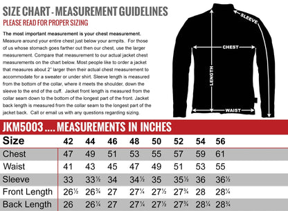 Hot Leathers JKM5003 Men’s USA Made Premium Black Leather Motorcycle Biker Jacket with Reflective Piping