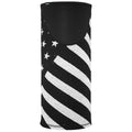 TW91 Tube, Windproof, Black & White Flag