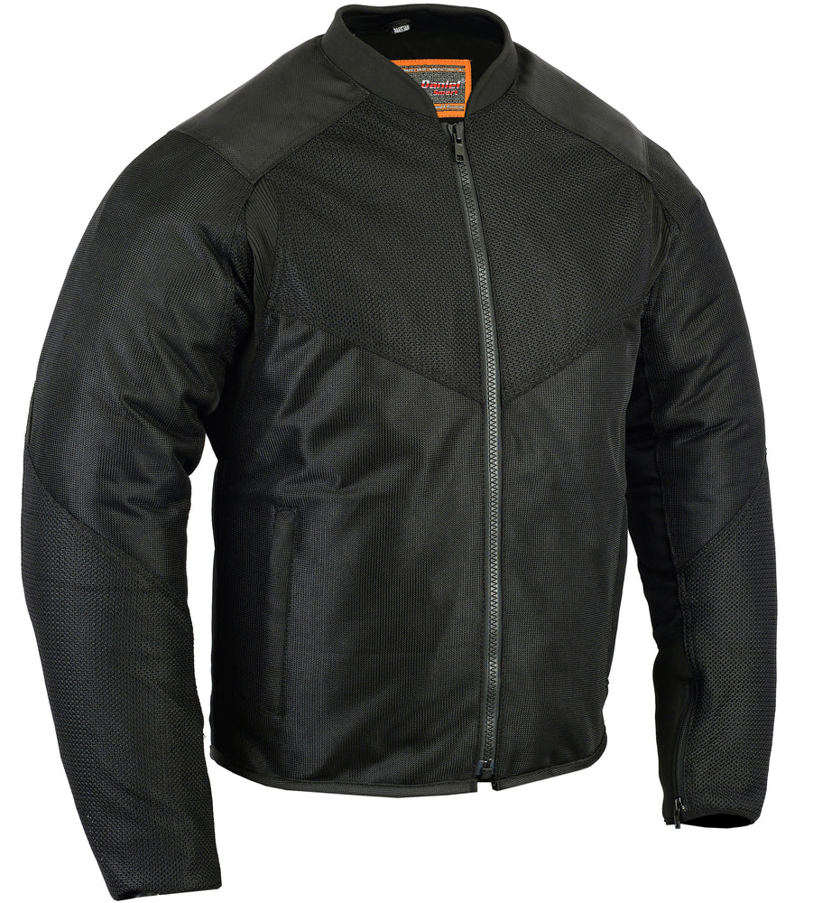 Men's Ventilated Mesh Motorcycle Jacket – Sporty, All-Season