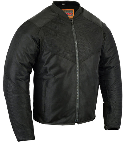 Men's Ventilated Mesh Motorcycle Jacket – Sporty, All-Season