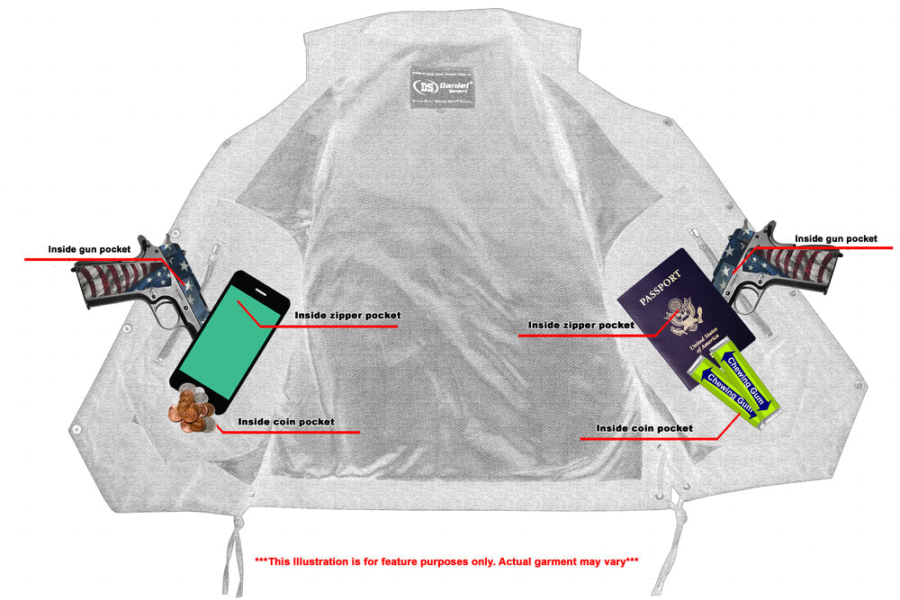 Men's Ten Pocket Denim Utility Vest - TALL