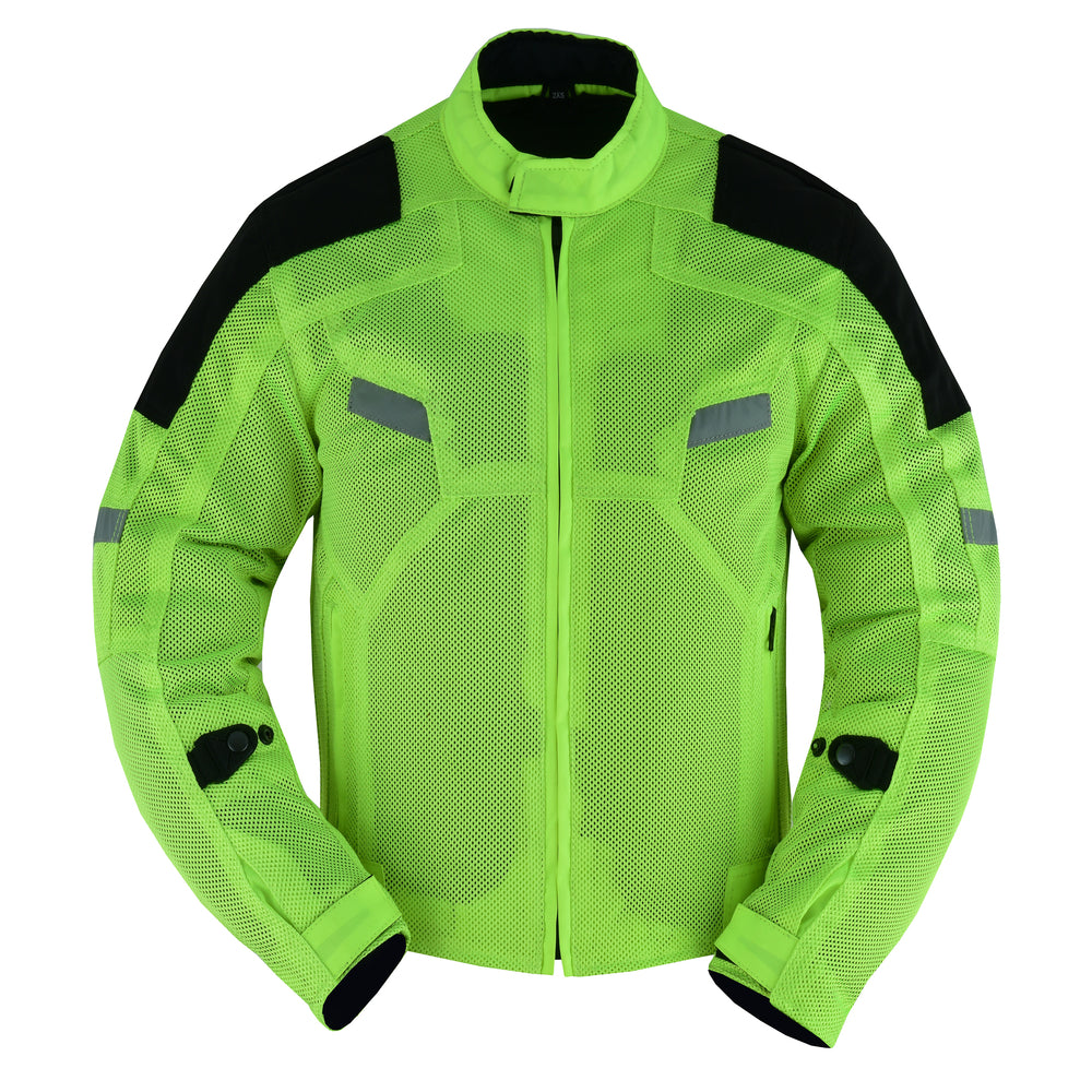 Men's High-Vis Performance Mesh Jacket – Protective & Stylish