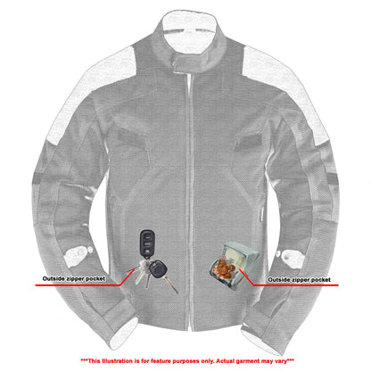 Men's High-Vis Performance Mesh Jacket – Protective & Stylish