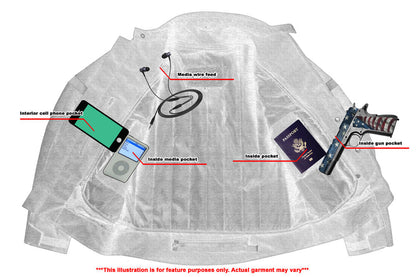 Men's Black Racer Mesh Jacket – Protective Design