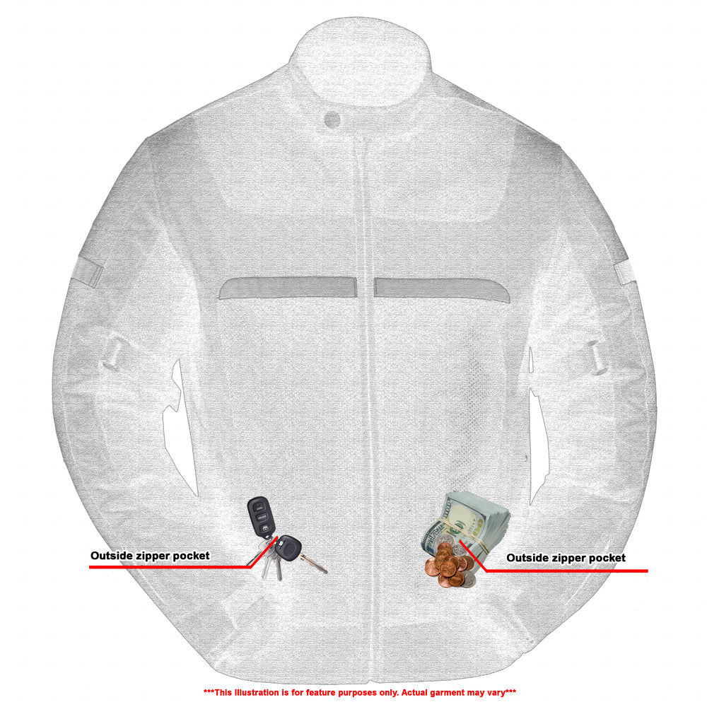Men's Black Racer Mesh Jacket – Protective Design