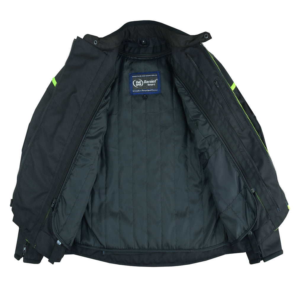 Hi-Viz blast Micro Mesh Mens Motorcycle Jacket – Lightweight
