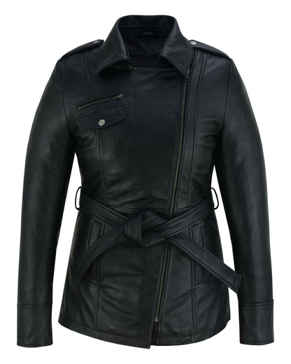 Dark Siren Women's Leather Jacket Black