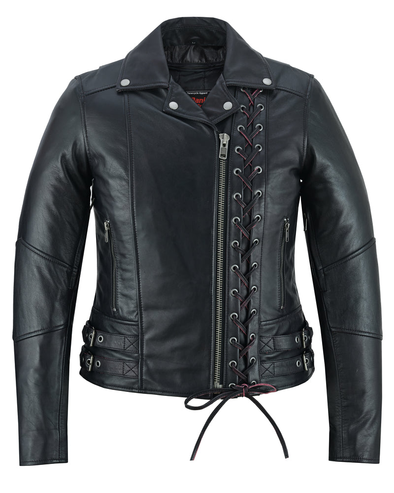 Black Pearl Women's Fashion Leather Jacket