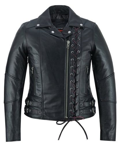 Black Pearl Women's Fashion Leather Jacket