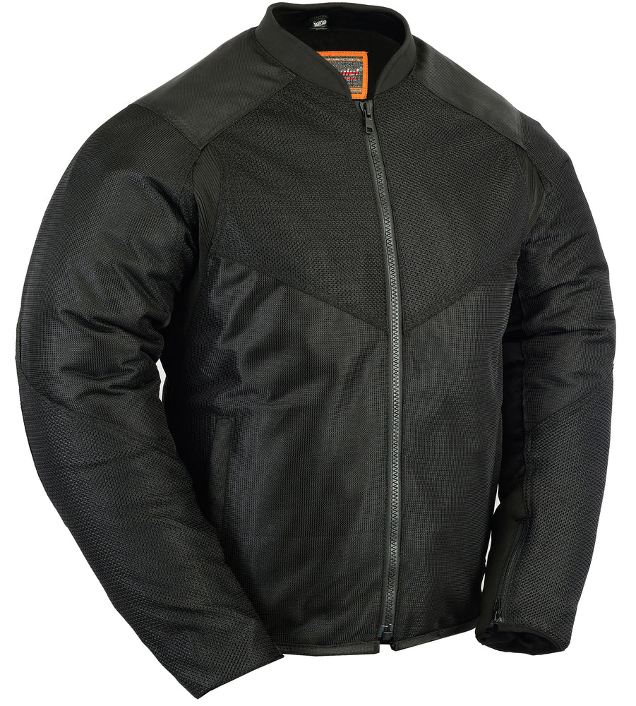 Men's Ventilated Mesh Motorcycle Jacket – Sporty, All-Season