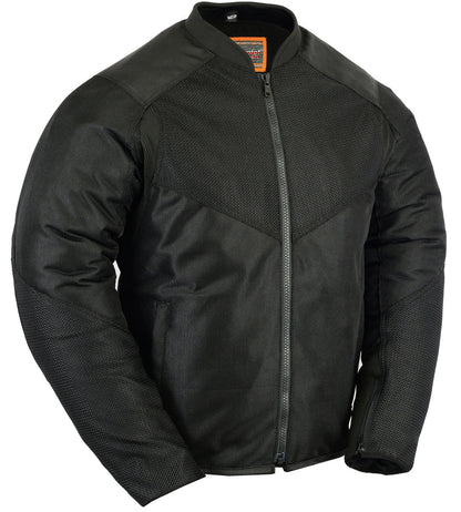 Men's Ventilated Mesh Motorcycle Jacket – Sporty, All-Season