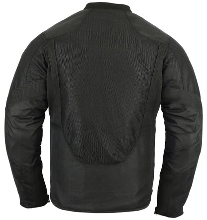 Men's Ventilated Mesh Motorcycle Jacket – Sporty, All-Season