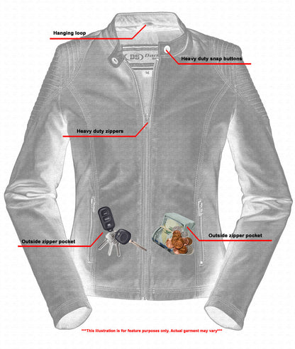 Cabernet - Women's Fashion Leather Jacket