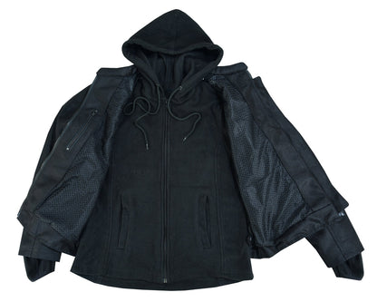 Women's Mesh 3-in-1 Riding Jacket (Black/Black Tone Reflective)
