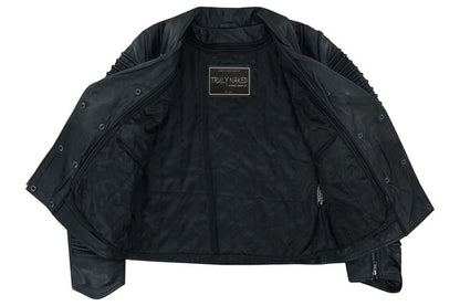 Shadow Queen Women's Black Fashion Leather Jacket
