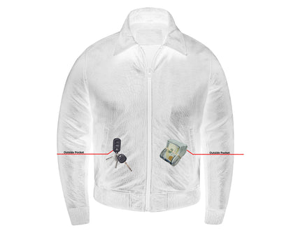 Traveler Men's Fashion Black Leather Jacket